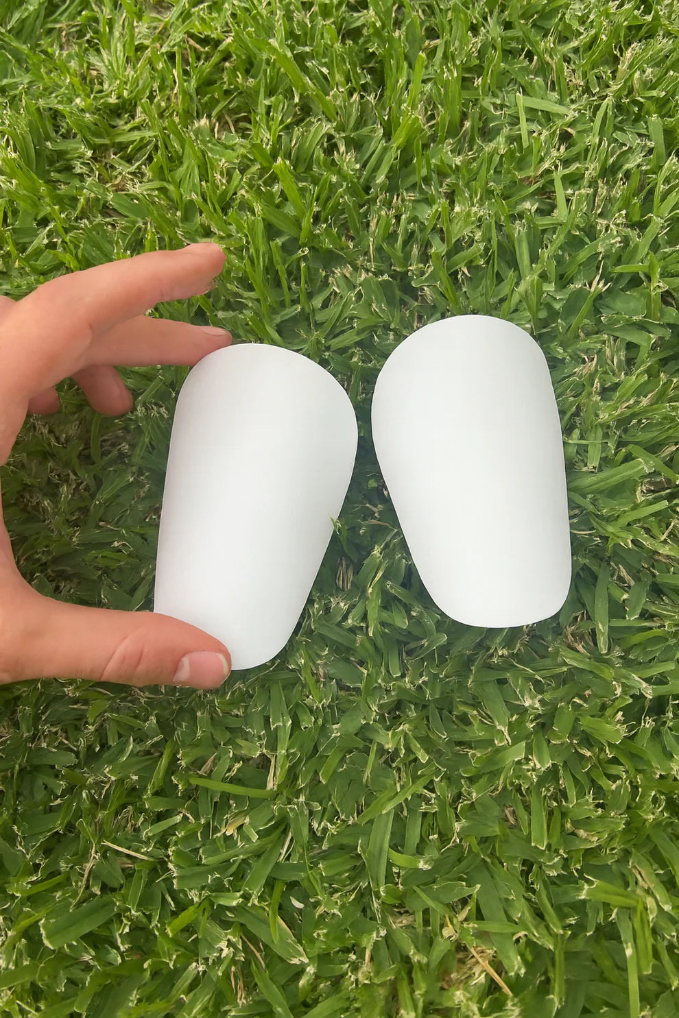 White Mini Shin Pads