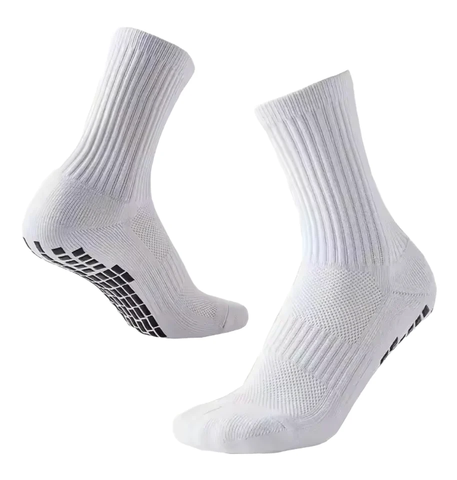 1x Plain Grip Socks (White)